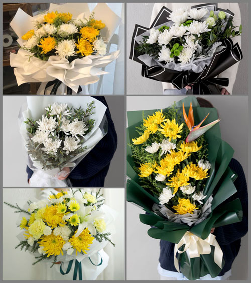 贵州六盘水盘县胜境街道李子树村白事花束代送